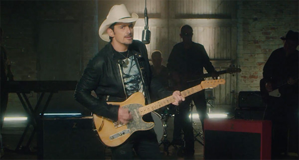 Brad Paisley in a video