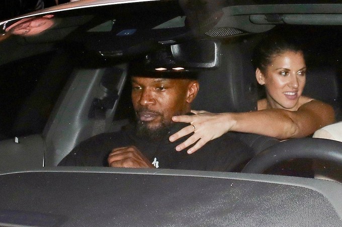 Jamie Foxx leaves his 52nd birthday party