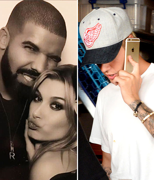 Drake Is Hilariously Jealous of Justin Bieber Hanging With the Toronto  Maple Leafs: See the Pic