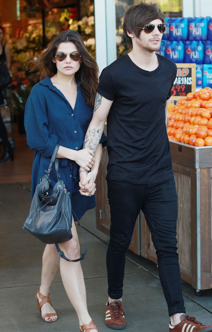 Louis Tomlinson & Danielle Campbell Out And About