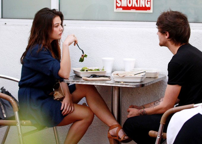 Louis Tomlinson & Danielle Campbell On Date