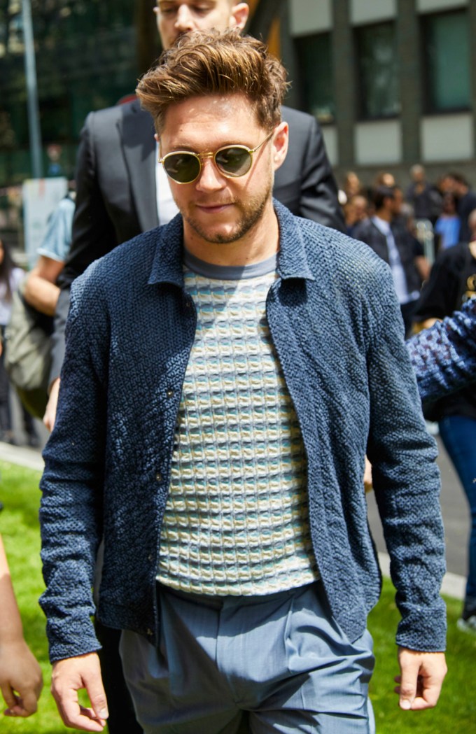 Niall Horan At Milan Fashion Week