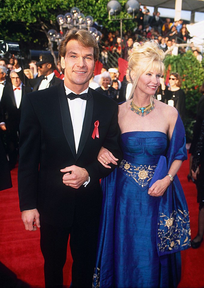 Patrick Swayze & Lisa Niemi At The 1992 Oscars