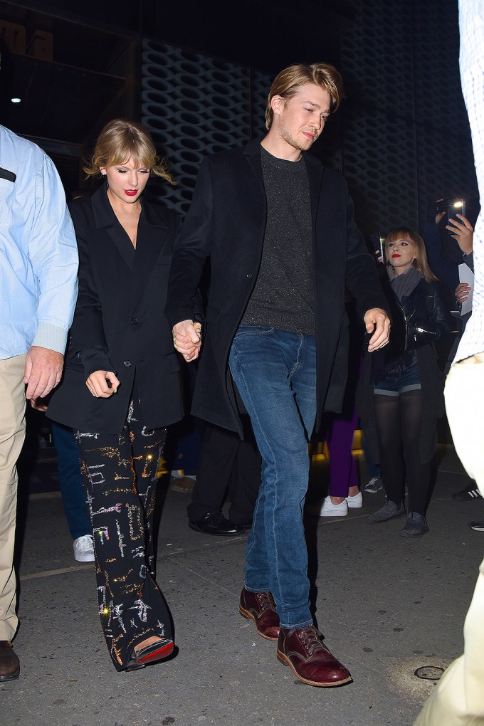 Taylor Swift And Joe Alwyn Seen Leaving The SNL After Party At Zuma Restaurant In Midtown Manhattan