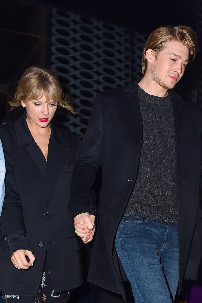 Taylor Swift And Joe Alwyn Seen Leaving The SNL After Party At Zuma Restaurant In Midtown Manhattan
