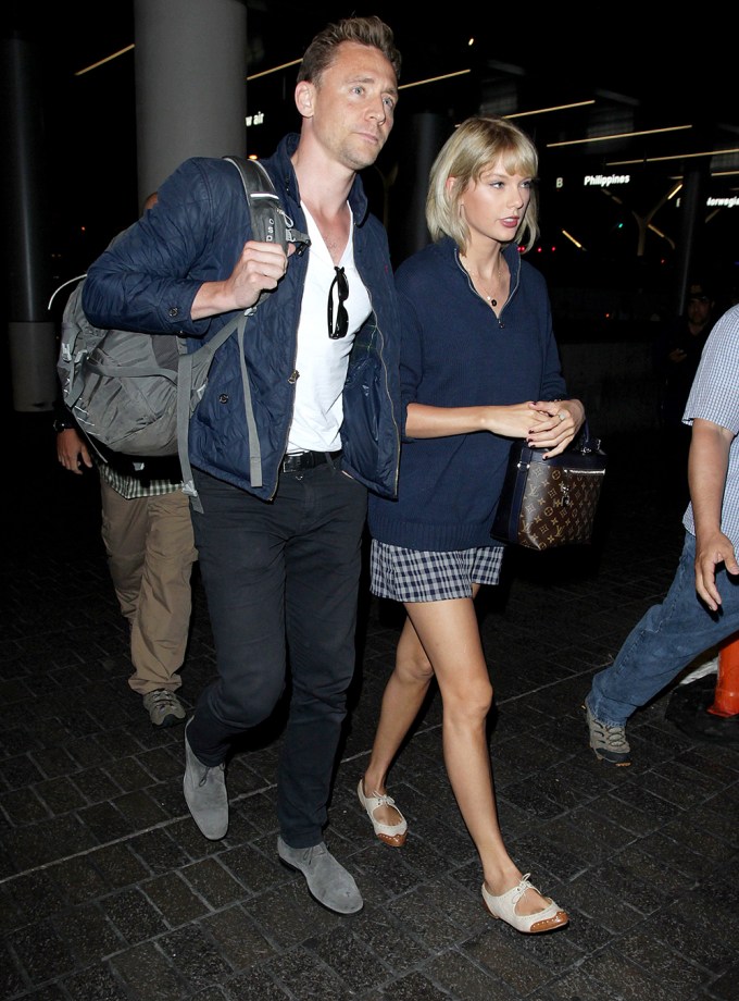 Taylor Swift and Tom Hiddleston at LAX International Airport, Los Angeles, USA – 06 Jul 2016