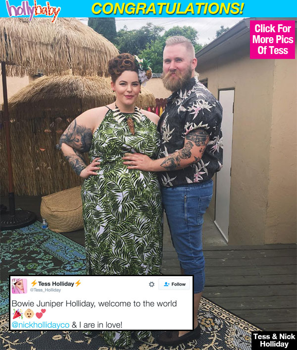 Tess Holliday Gives Birth to a Baby Boy