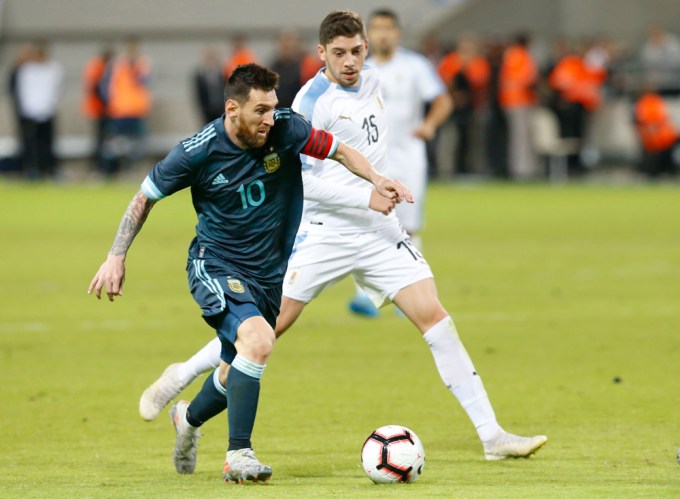 Argentina Uruguay Soccer, Tel Aviv, Israel – 18 Nov 2019