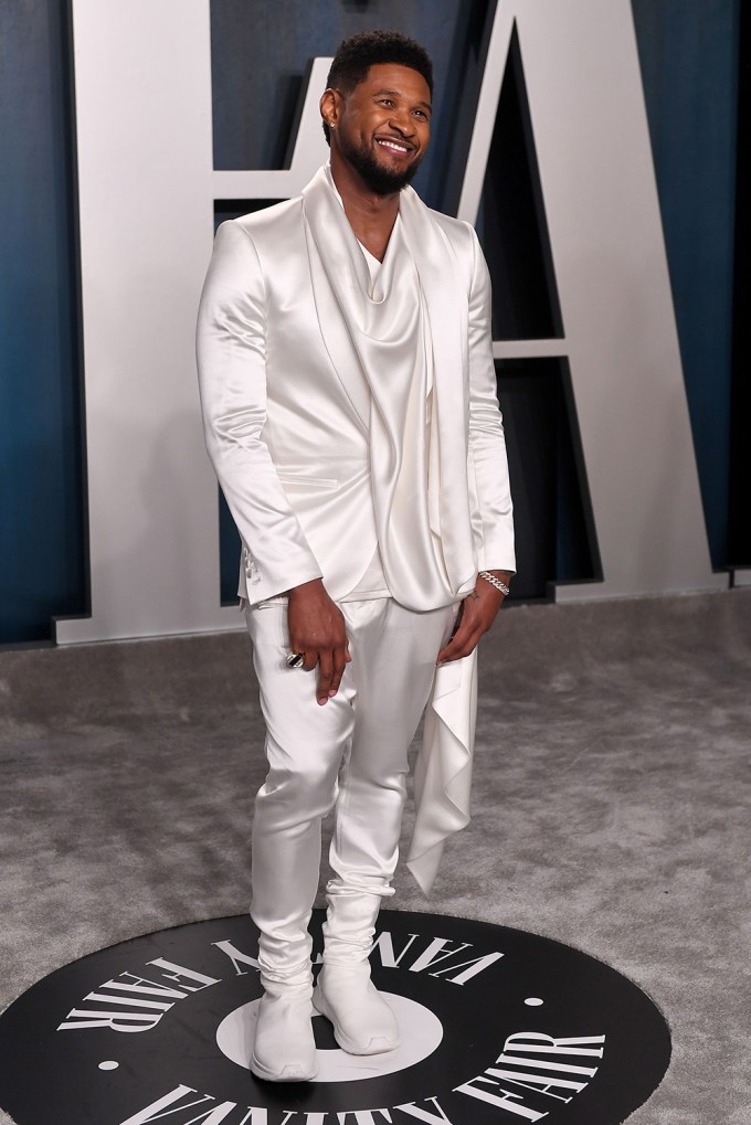 Usher at the Vanity Fair Oscar Party