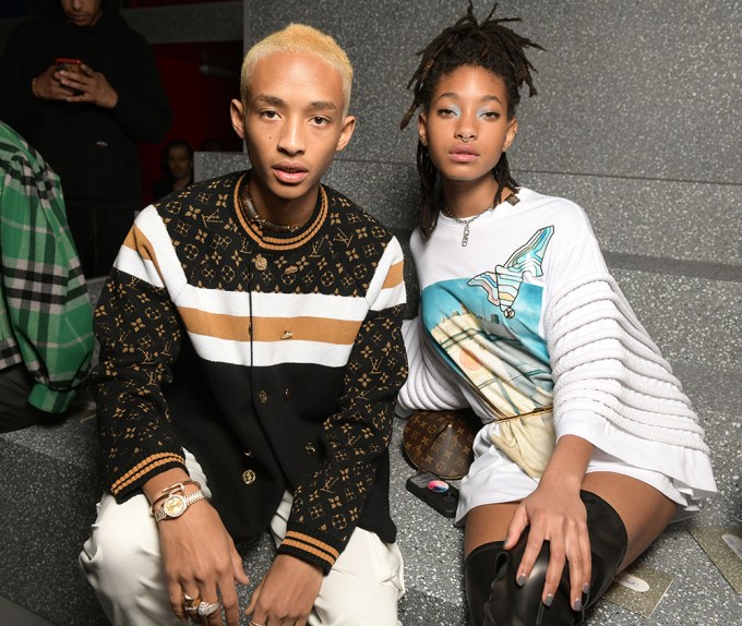 Willow and Jaden Smith at the Louis Vuitton show