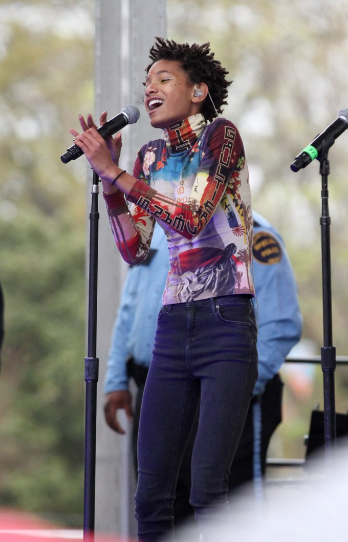 Willow Smith performs at the 2015 Broccoli City Festival