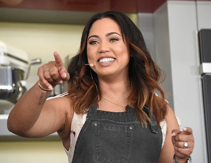 Ayesha Curry Hosts At A Cooking Event