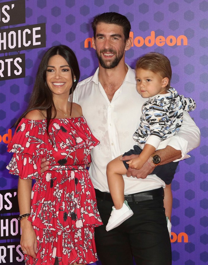 The family at the 2018 Kids’ Choice Sports Awards