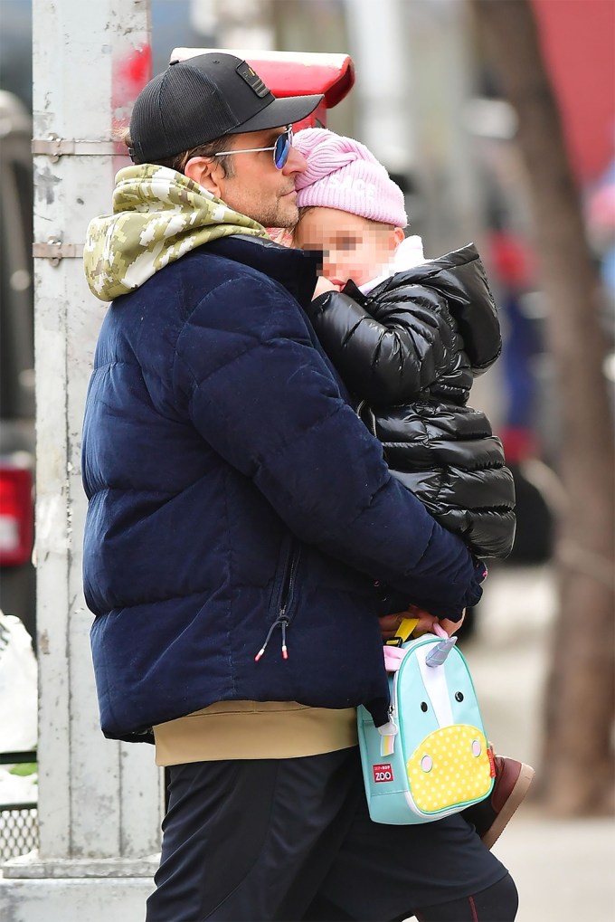 Bradley Cooper Carries His Little One