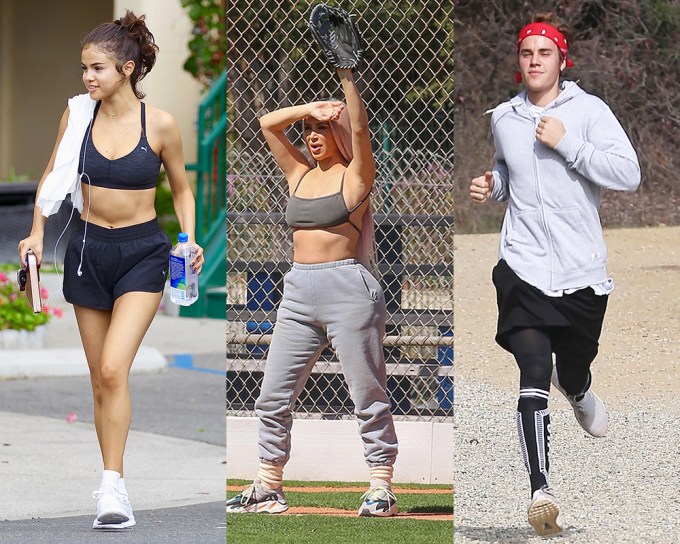 Stars Working Out: Photos Of Kendall Jenner & More Getting Their Sweat On