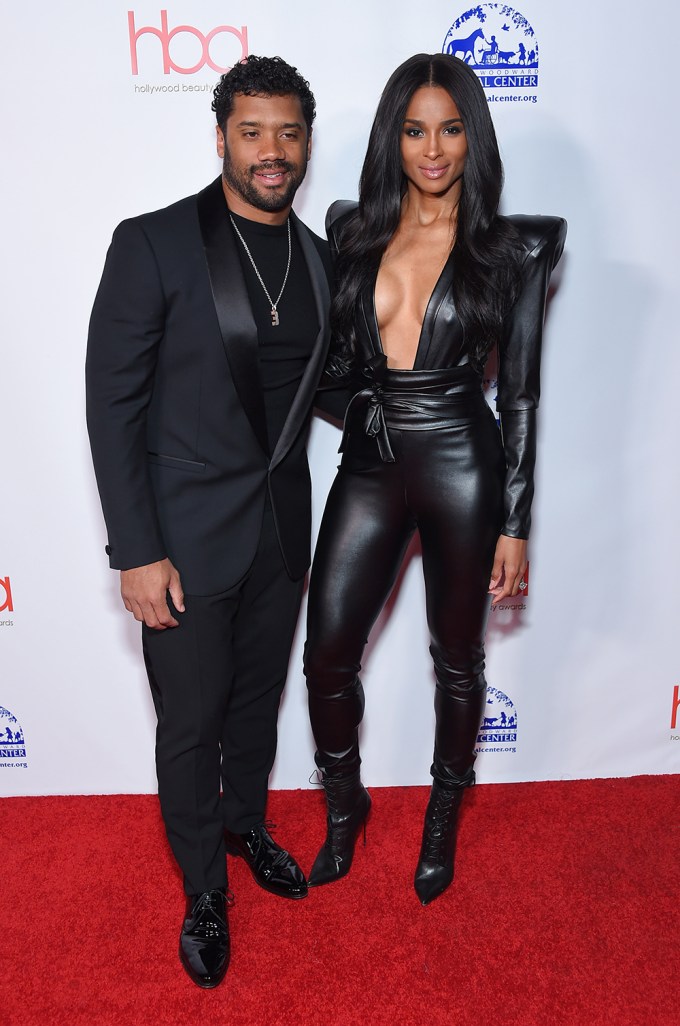 Russell Wilson and Ciara at the 5th Annual Hollywood Beauty Awards