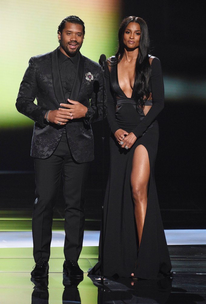 Russell Wilson and Ciara a the 2019 ESPY Awards