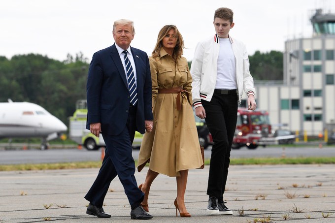 Barron Trump Towers Over His Parents