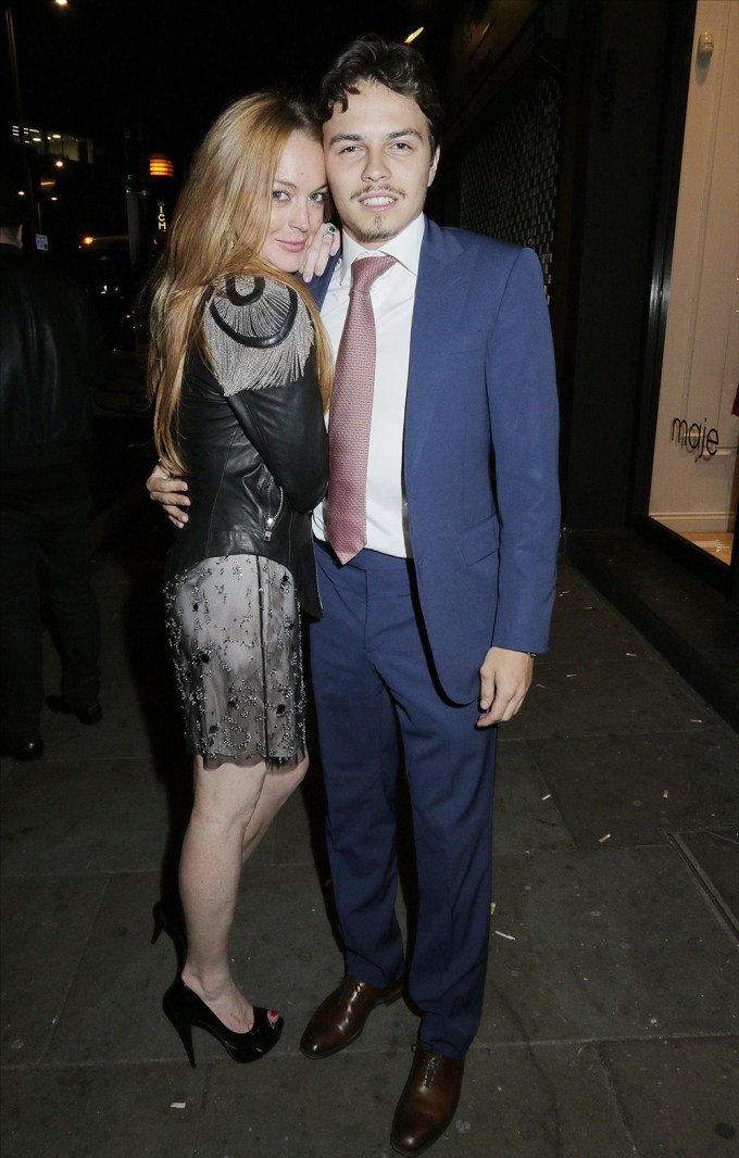 Egor Tarabasov Parties With Lindsay Lohan In London