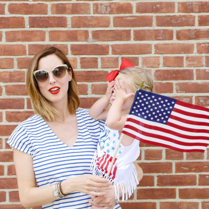 Eva Amurri celebrates the 4th of July with her family