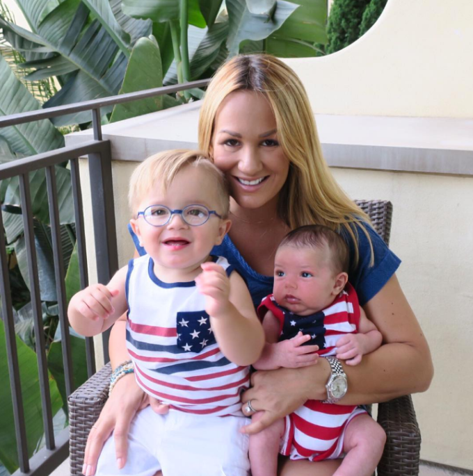 Jenn Brown Chatham celebrates the 4th of July with her family