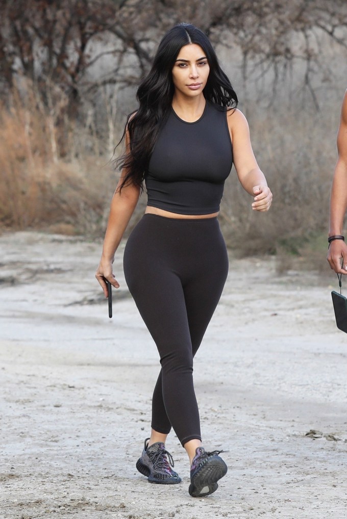 Kim Kardashian Hiking