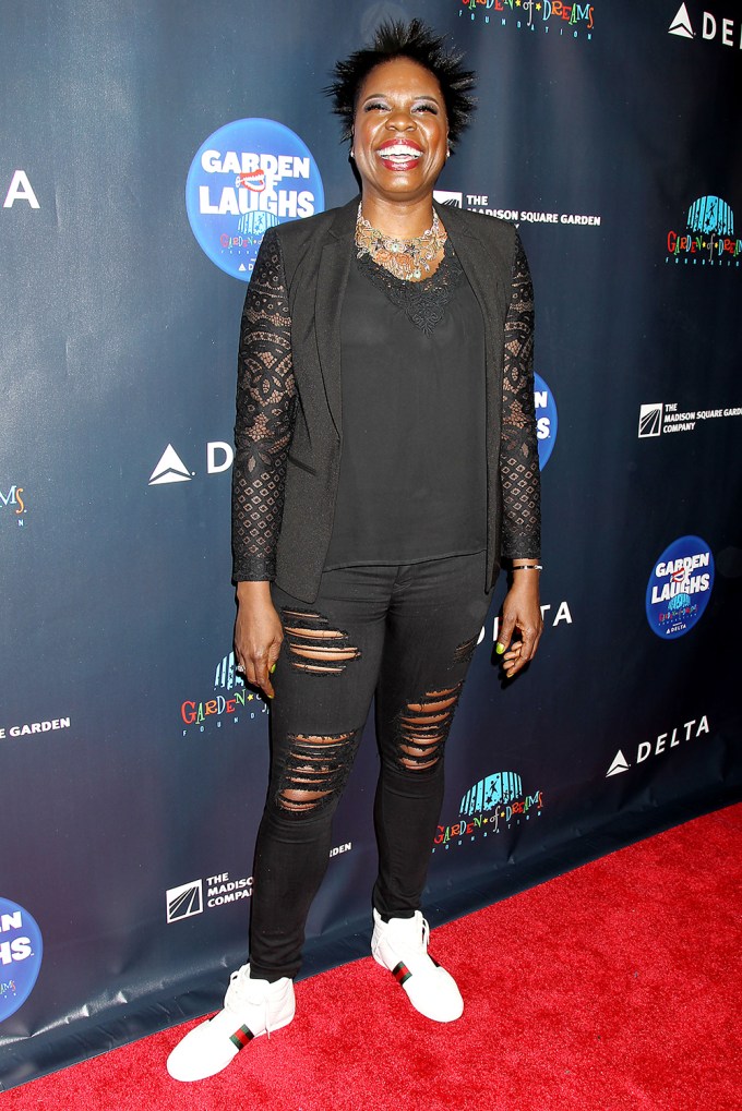 Leslie Jones on the Red Carpet For the Garden of Laughs Comedy Benefit