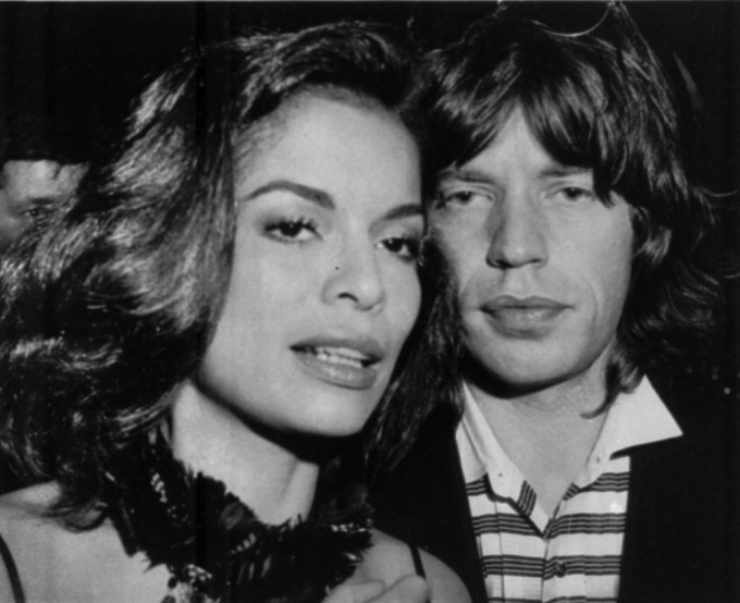Mick Jagger & Bianca Jagger in New York in 1976