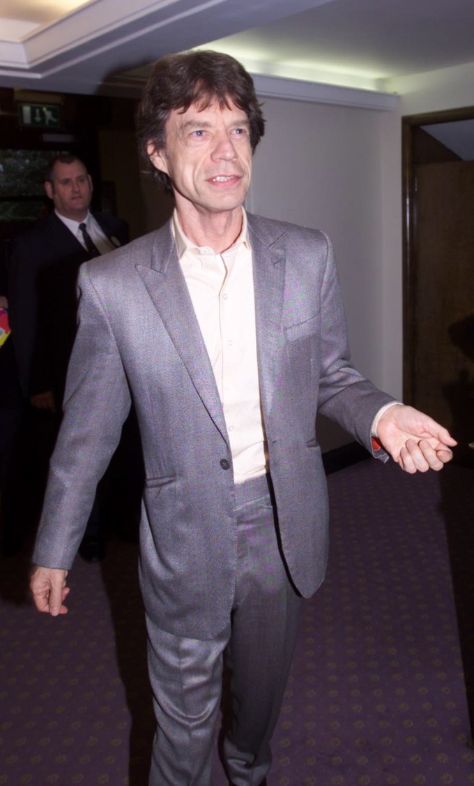 Mick Jagger at the 2000 ‘Evening Standard’ Drama Awards