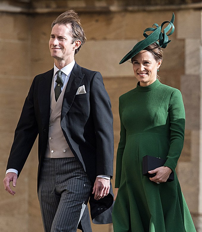 Pippa Middleton and James Matthews at the wedding of Princess Eugenie and Jack Brooksbank