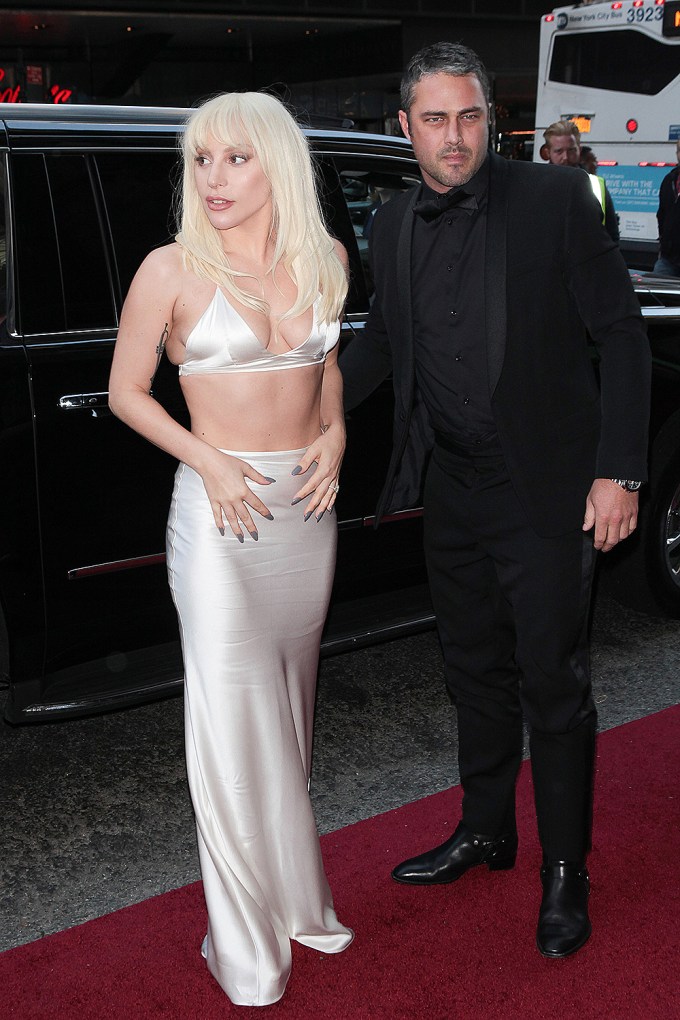 Lady Gaga & Taylor Kinney At Billboard Women In Music