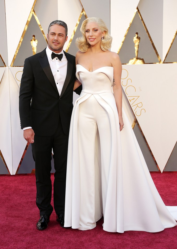 Lady Gaga & Taylor Kinney At Oscars