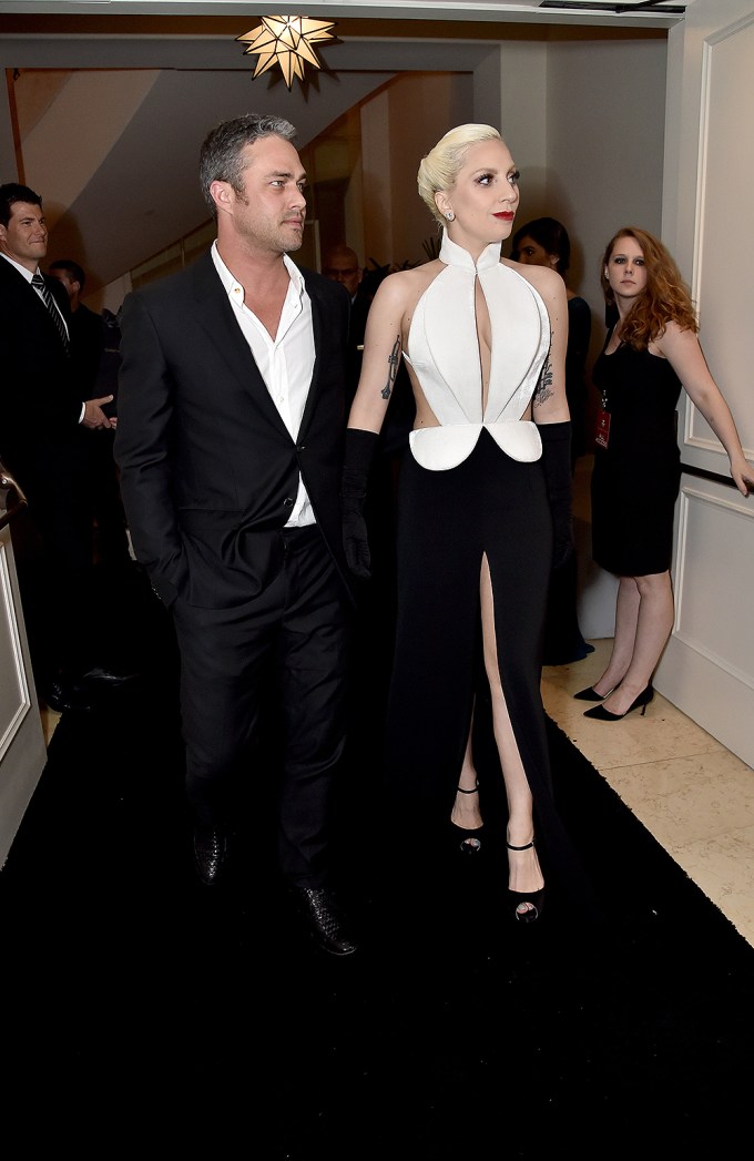Lady Gaga & Taylor Kinney At Pre-Oscar Dinner
