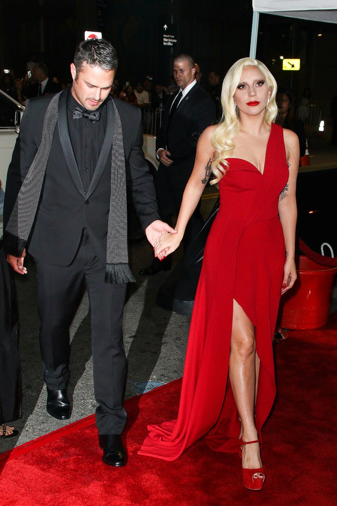 Lady Gaga & Taylor Kinney Holding Hands