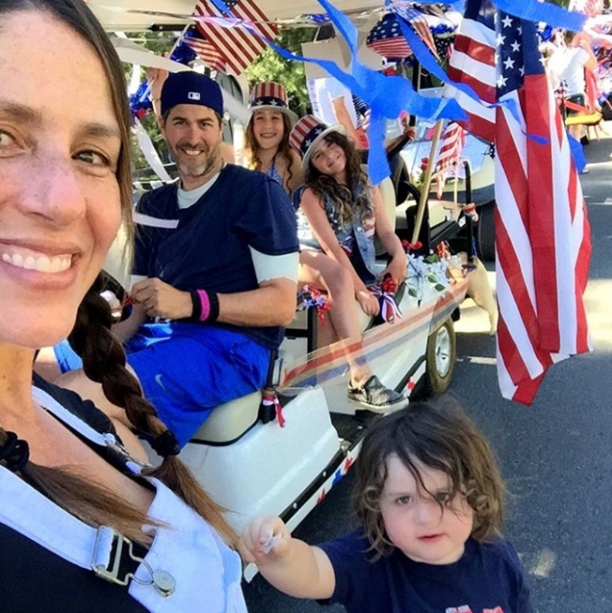 Soleil Moonfrye celebrates the 4th of July with her family