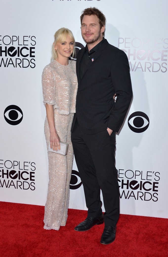 Chris Pratt & Anna Faris At People’s Choice Awards