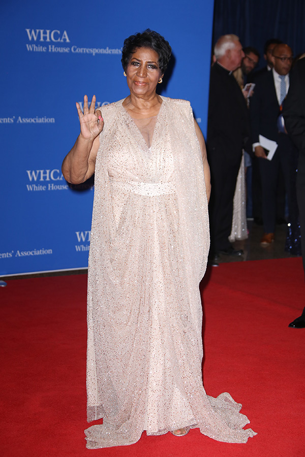 Aretha Franklin At The 2016 White House Correspondents Dinner