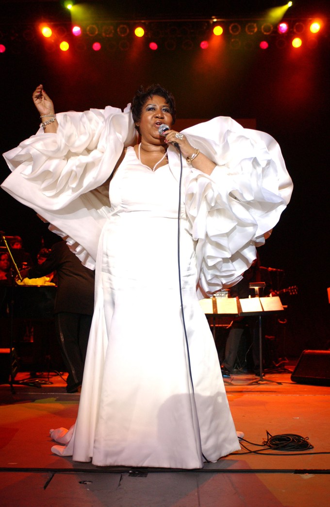 Aretha Franklin Performs In Boca Raton