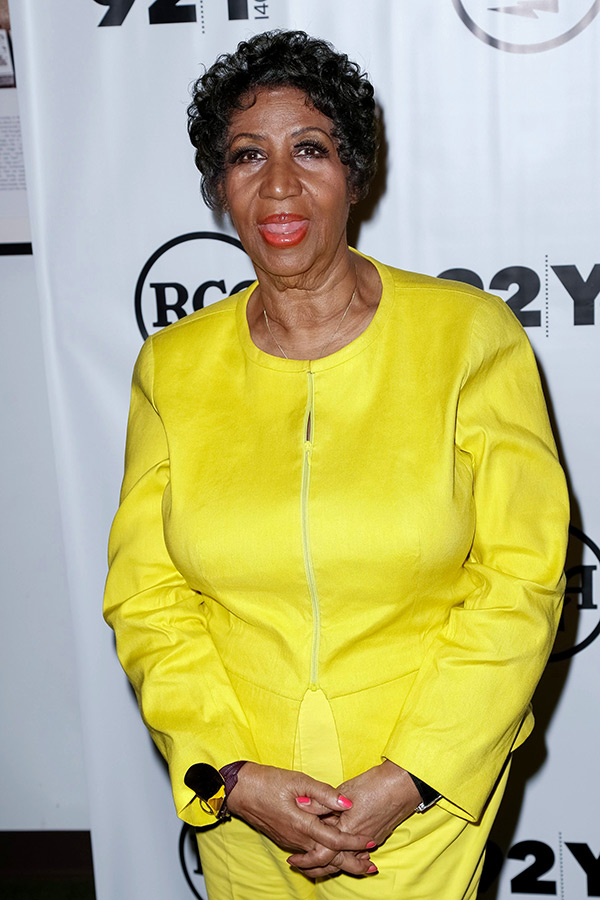 Aretha Franklin Looks Stunning In Yellow