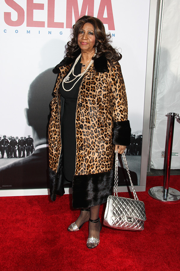 Aretha Franklin At The Premiere Of ‘Selma’