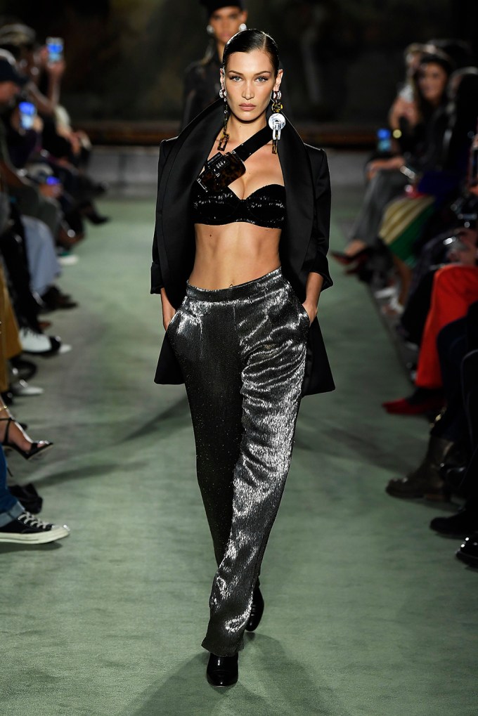 Bella Hadid Taking The Runway At New York Fashion Week