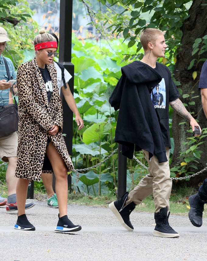 Justin Bieber and Sofia Richie in Tokyo, Japan