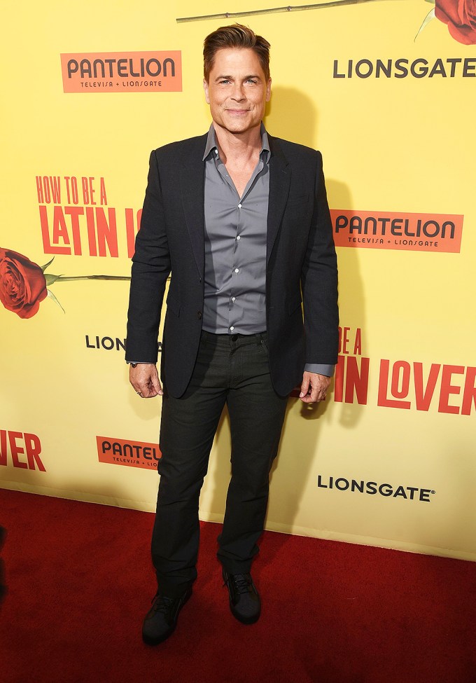 Rob Lowe at the premiere of ‘How to be a Latin Lover’