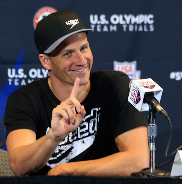Ryan Lochte At A Press Conference