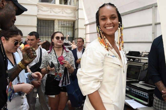Alicia Keys at the Z100 Pride Live Stonewall Day concert