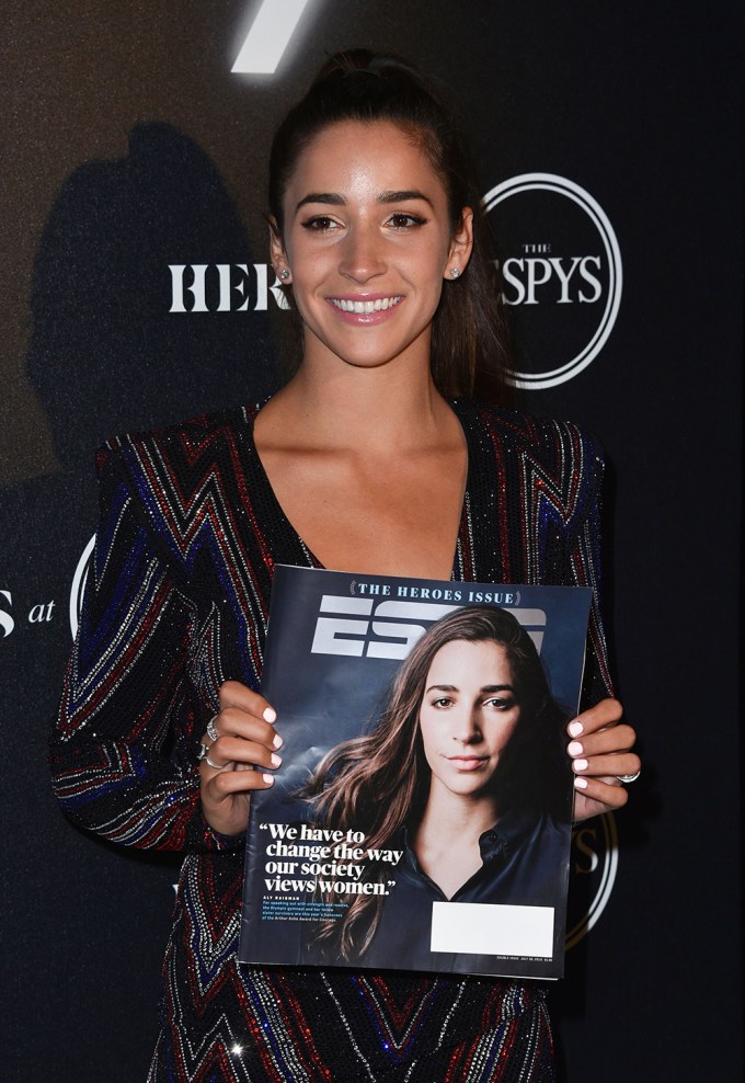 Aly Raisman at the Heroes at The ESPYS pre-party
