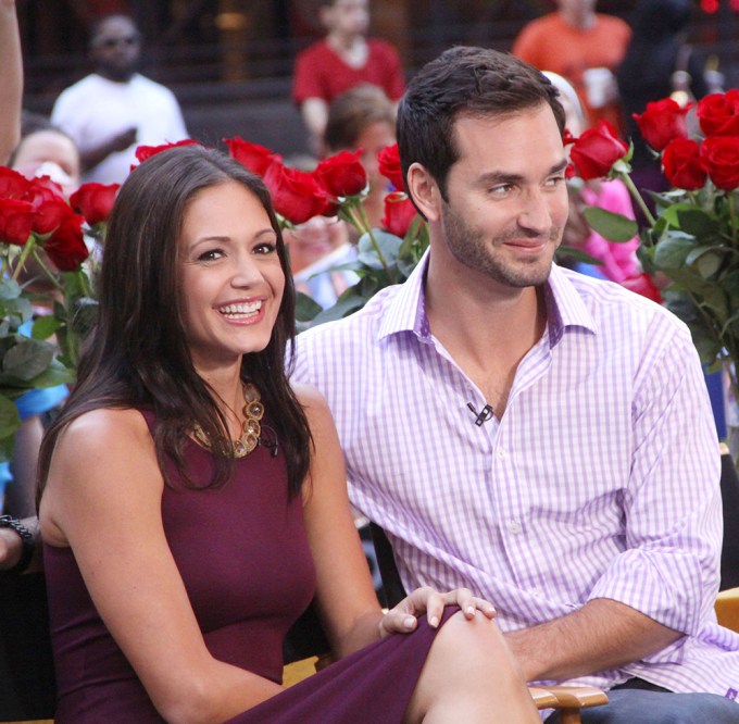 Desiree Hartsock and Chris Siegfried show off their love