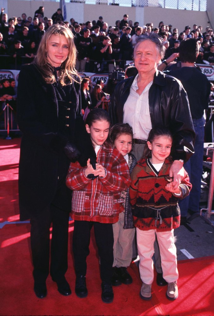 Hugh Hefner & Family Attend Star Wars Screening