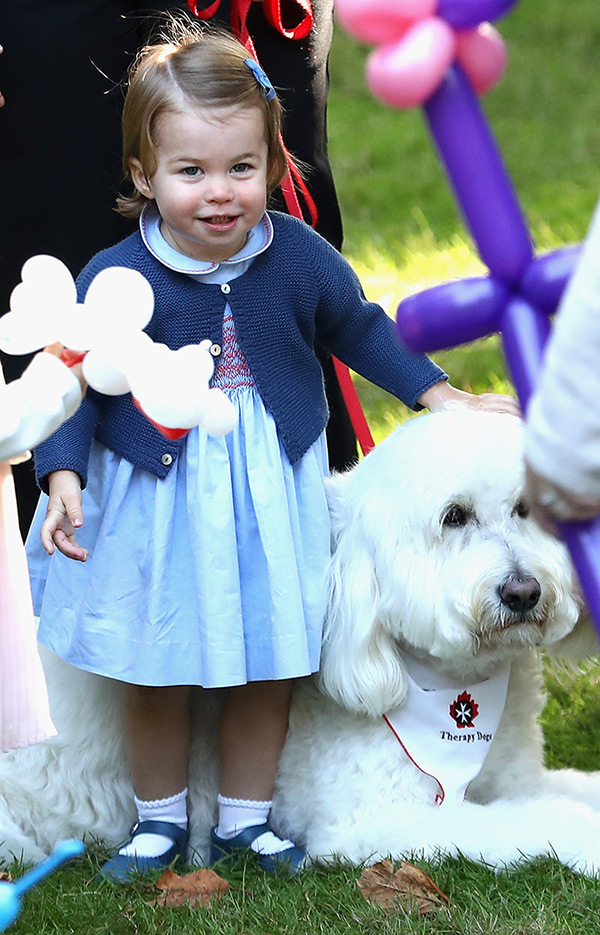 Princess Charlotte With A Dog