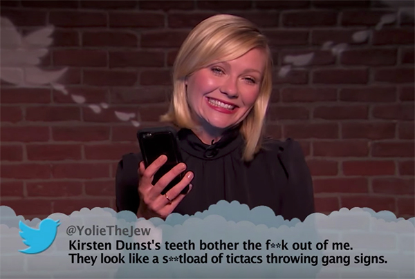Celebrities reading mean tweets on Jimmy Kimmel Live!